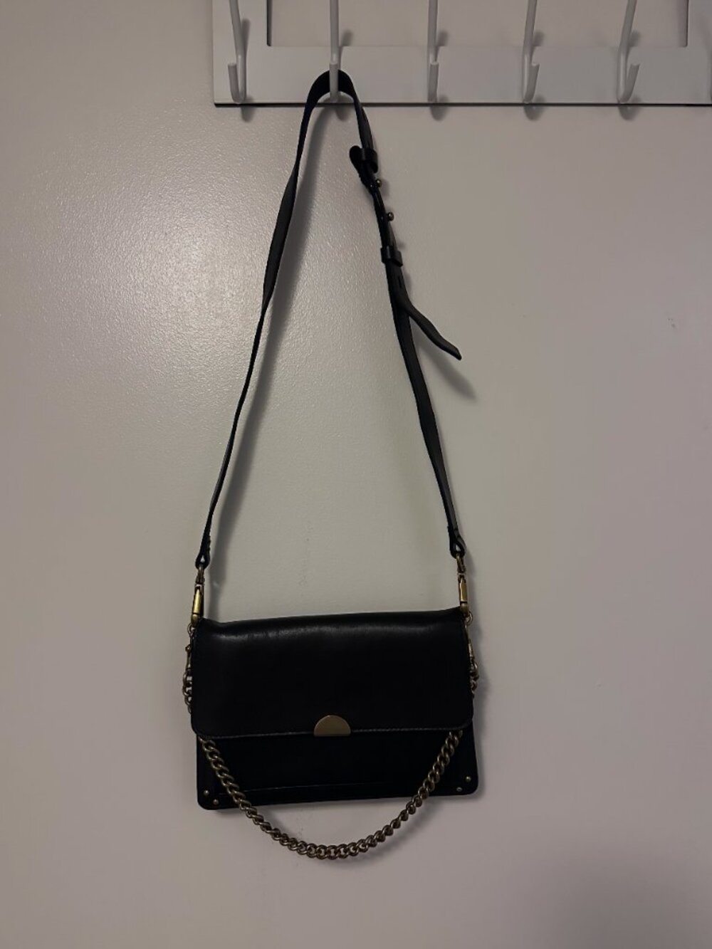 Coach black clutch